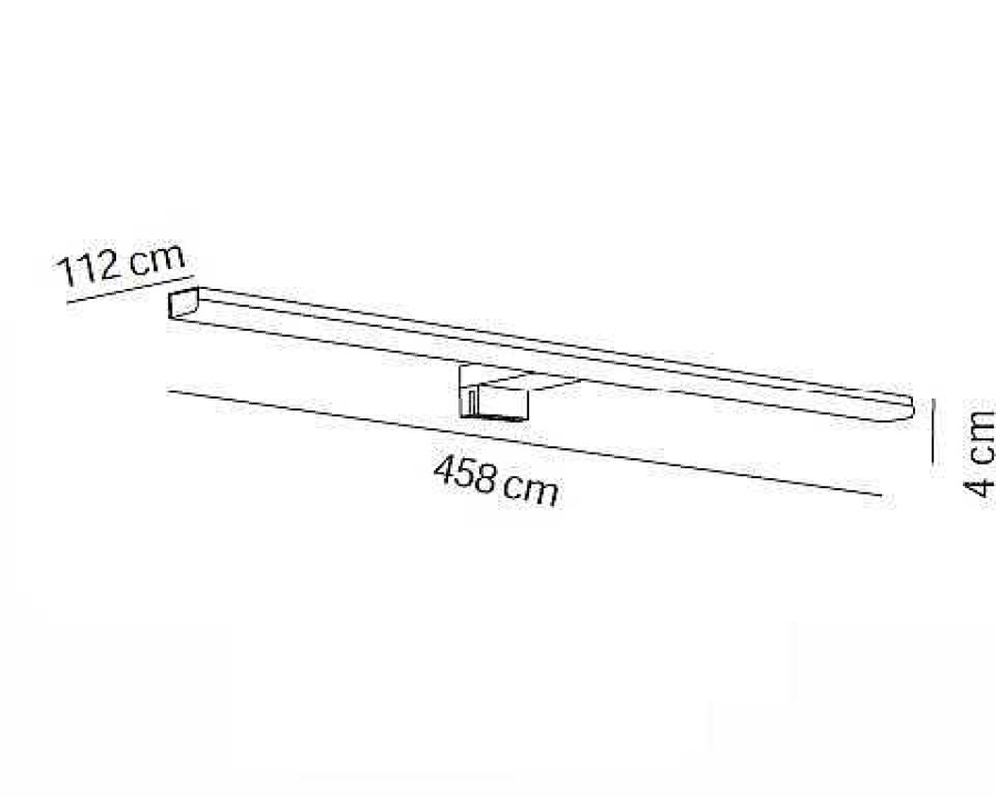 Iluminaci N Manillons Torrent | Aplique Led 458 Mm Rect. Cromo Modelo Apliques 7660002 Manillons Torrent