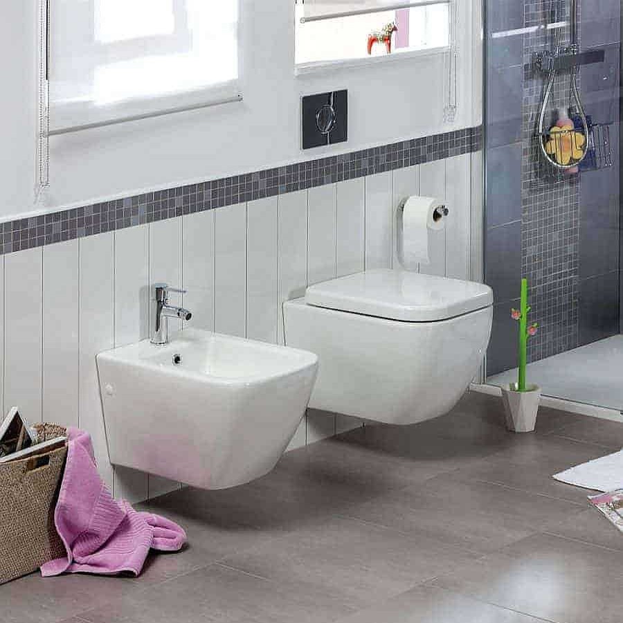 Bidet Grup GAMMA | Inodoro Suspendido Deco Gamma M037.Rdeco060B