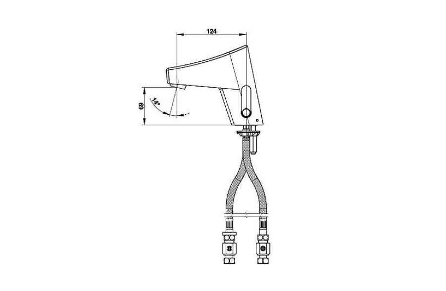 Grifer A De Ba O Presto Iberica | Grifo Temporizado Lavabo Mezclador Touch Accionamiento Mediante Sensor T Ctil. Presto New Touch Lm 56603 Presto Iberica