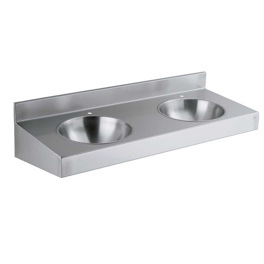 Sanitarios Acero Inox PrestoEquip | Lavabo M Ltiple Prestosan Inox 2 Senos Mate Prestoequip 88861