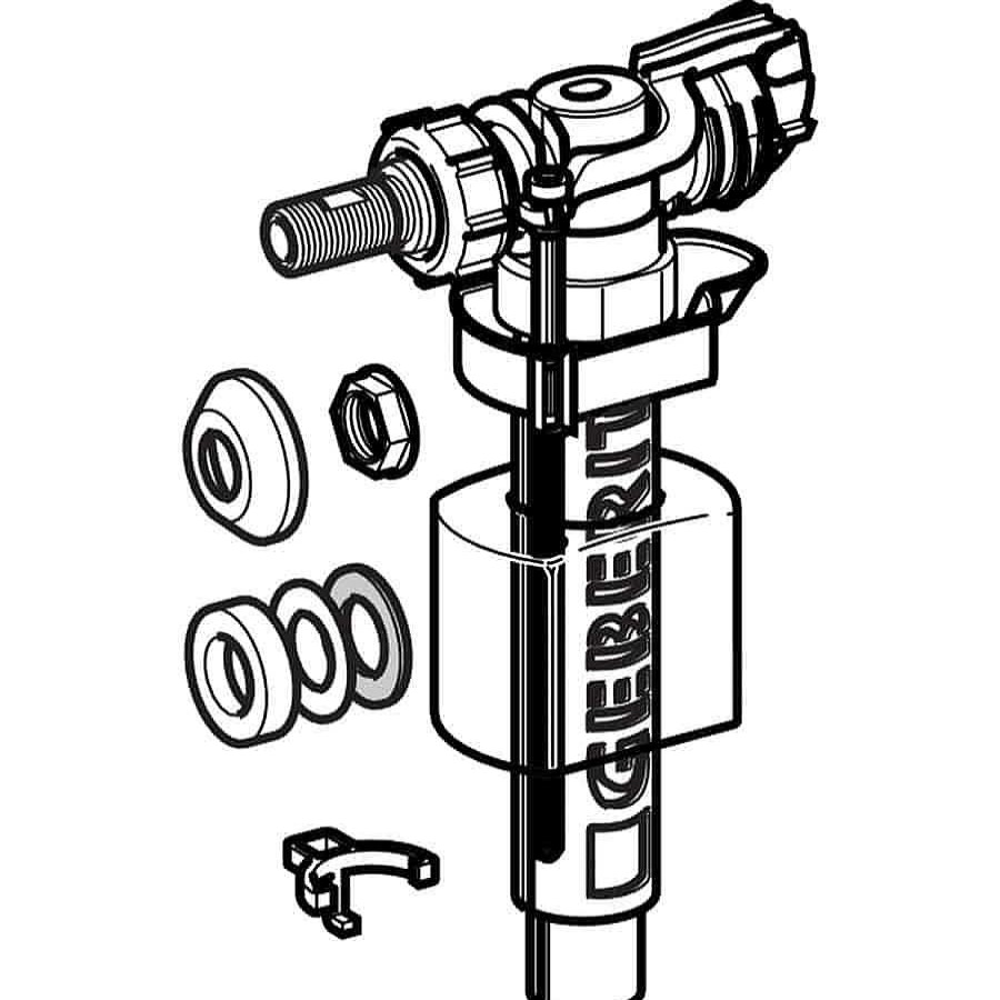 Inodoros Geberit | Mecanismo De Alimentaci N Serie 380 Conexi N De Suministro Lateral 3/8* Uni N De Lat N Geberit 281.000.00.1