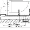 Inodoros Drena | Manguito Wc R Gido Extraplano Para Suelo 1290 Mm Drena