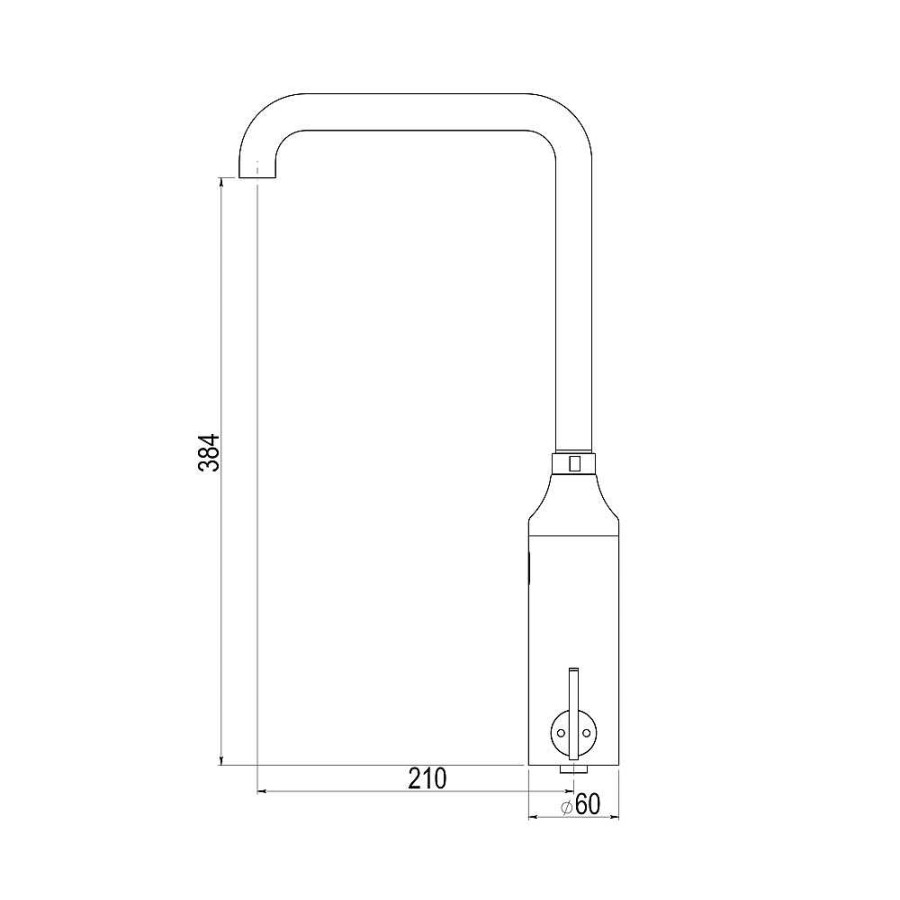 Grifer A De Ba O Presto Iberica | Grifo Temporizado Cocina Mezclador Repisa Por Sensor Accionamiento Mediante Sensor. Presto Domo Sensia C 79320 Presto Iberica