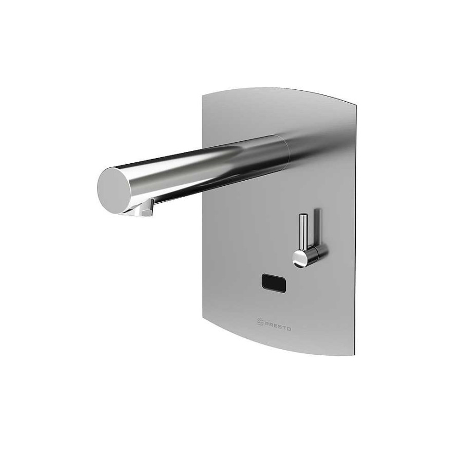 Grifer A De Ba O Presto Iberica | Grifo Temporizado Lavabo Mezclador Mural Por Sensor Accionamiento Mediante Sensor. Presto Domo Sensia Pm 79265 Presto Iberica