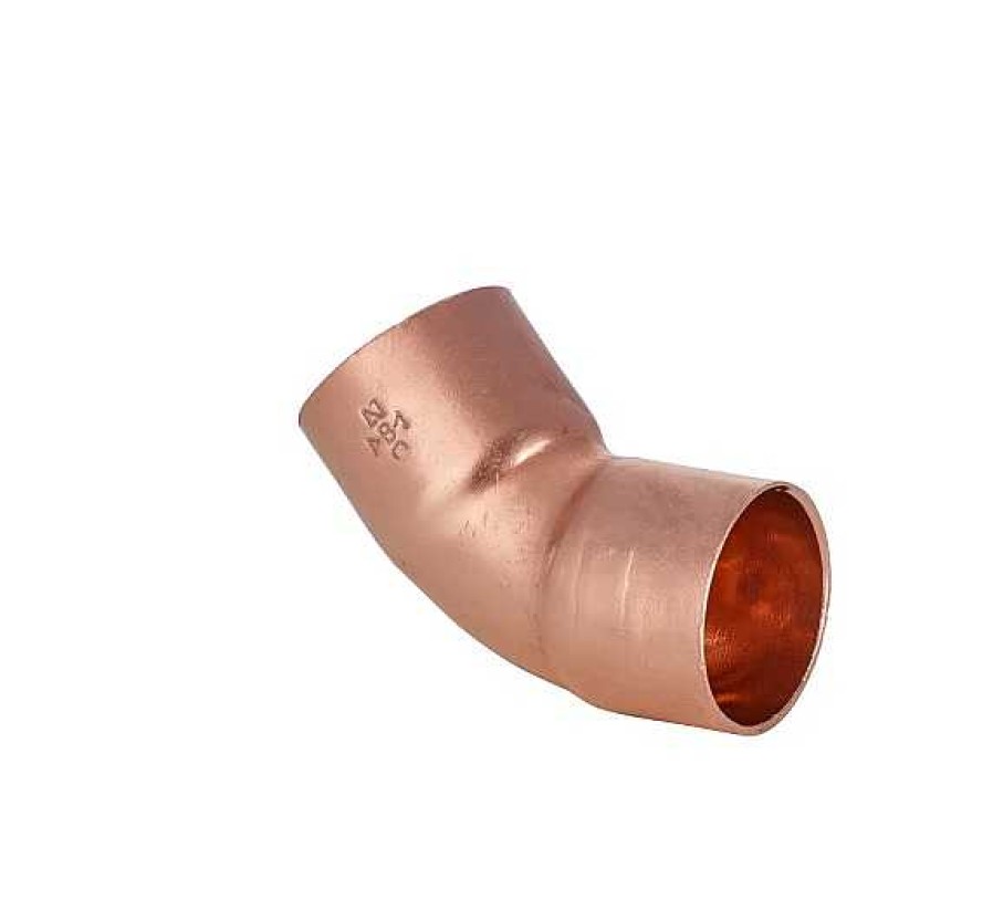 Tuber As Pressman | Curva Hembra-Hembra Soldar Cobre 15Mm 45° Agua Potable 1251015041 Pressman