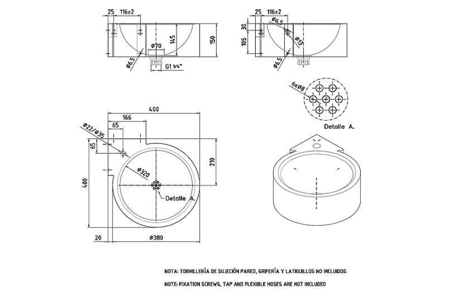 Sanitarios Acero Inox PrestoEquip | Lavabo Prestosan Inox Rinc N Prestoequip 88896