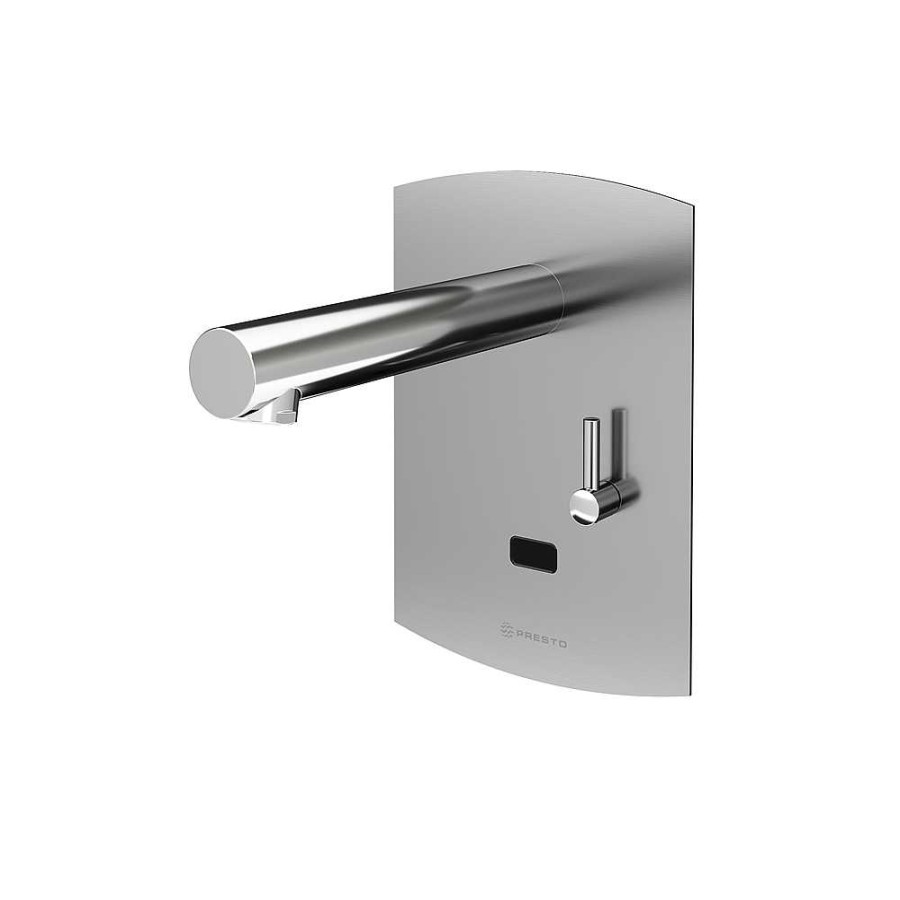 Grifer A De Ba O Presto Iberica | Grifo Temporizado Lavabo Mezclador Mural Por Sensor Accionamiento Mediante Sensor. Presto Domo Sensia Pm 79266 Presto Iberica