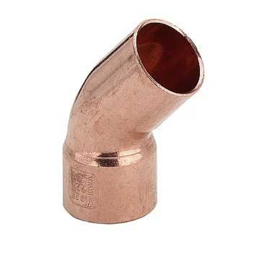 Tuber As Pressman | Curva Macho-Hembra Soldar Cobre 15Mm 45° Agua Potable- 1251015040 Pressman