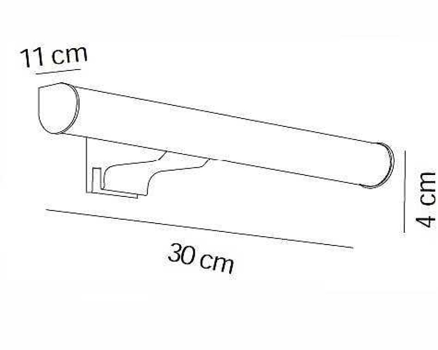 Iluminaci N Manillons Torrent | Aplique Led 300 Mm Redondo Cromo Modelo Apliques 7643002 Manillons Torrent