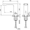 Grifer A De Ba O Nofer | Grifo Electr Nico Un Agua Para Lavabo Acabado Negro Caudal Leed 07260.Ln Nofer