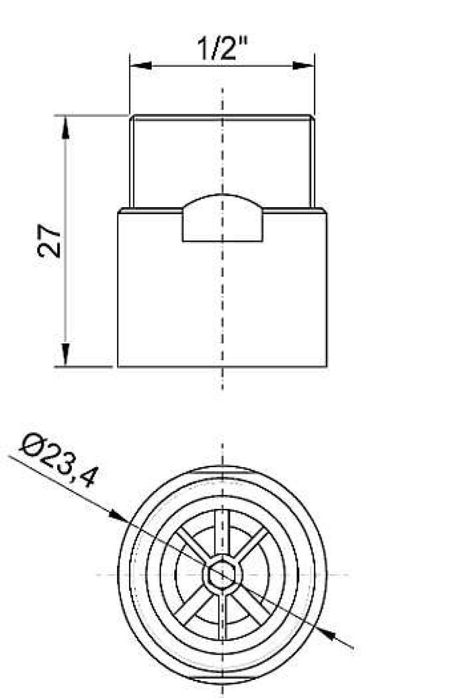 Recambios Grifer A Nofer | V Lvula Antiretorno 1/2 G 97131.12 Nofer