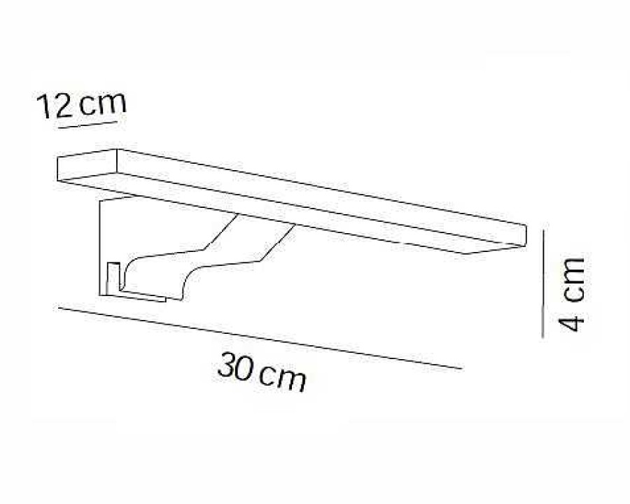 Iluminaci N Manillons Torrent | Aplique Led 300Mm Cuadrado Cromo Modelo Apliques 7647002 Manillons Torrent