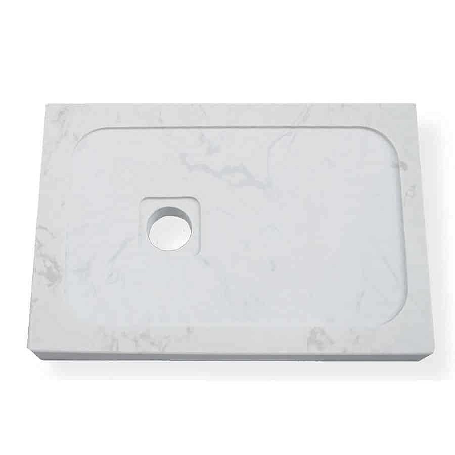 Platos De Ducha Decorban | Plato De M Rmol Carrara Compacto Atenas Decorban