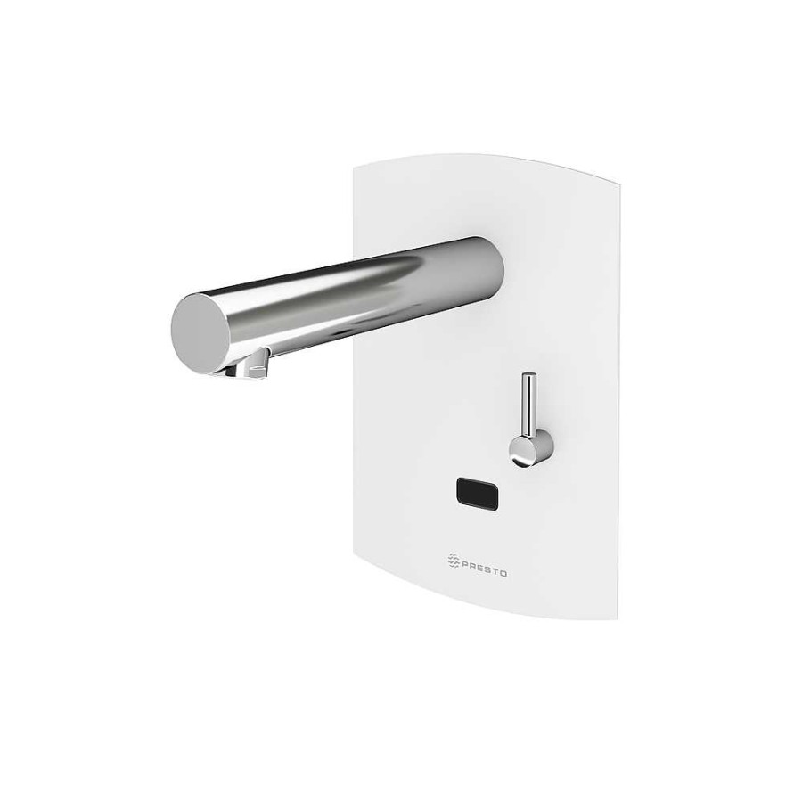 Grifer A De Ba O Presto Iberica | Grifo Temporizado Lavabo Mezclador Mural Por Sensor Accionamiento Mediante Sensor. Presto Domo Sensia Pm 79260 Presto Iberica