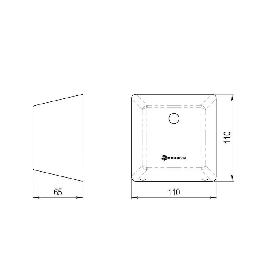 Grifer A De Ba O Presto Iberica | Grifo Temporizado Urinario Sensor Visto Accionamiento Mediante Sensor. Presto Kit De Transformaci N Novo Sensia Ue P7177708 Presto Iberica