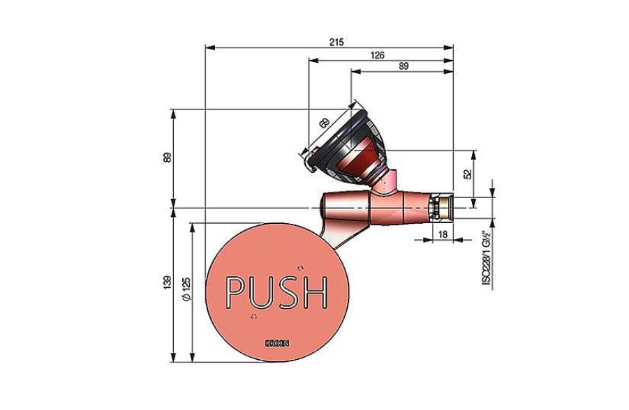 Seguridad Y Protecci N PrestoEquip | Lava-Ojos De Emergencia Montaje Pared Prestoequip 85763