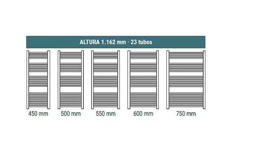 Radiadores Y Seca Toallas Mithos | Radiador Toallero Blanco Gamma Mithos