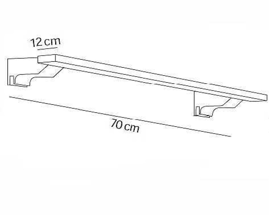 Iluminaci N Manillons Torrent | Aplique Led 700Mm Cuadrado. Cromo Modelo Apliques 7649002 Manillons Torrent