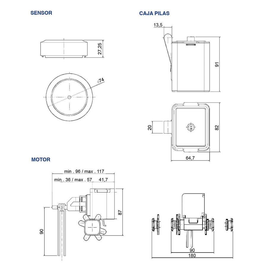 Inodoros Senssal Solutions | Mecanismo De Descarga Universal Electr Nico Wcsensor