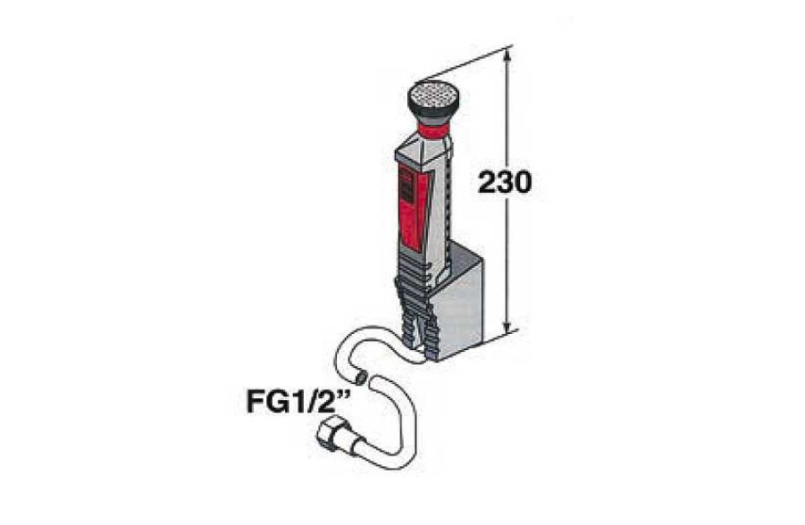 Seguridad Y Protecci N PrestoEquip | Lava-Ojos De Emergencia Manual Con Flexible Prestoequip 85767